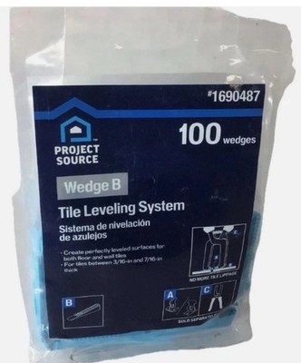 Project Source - Wedge B Tile Leveling System #1690487 - 100 Pack