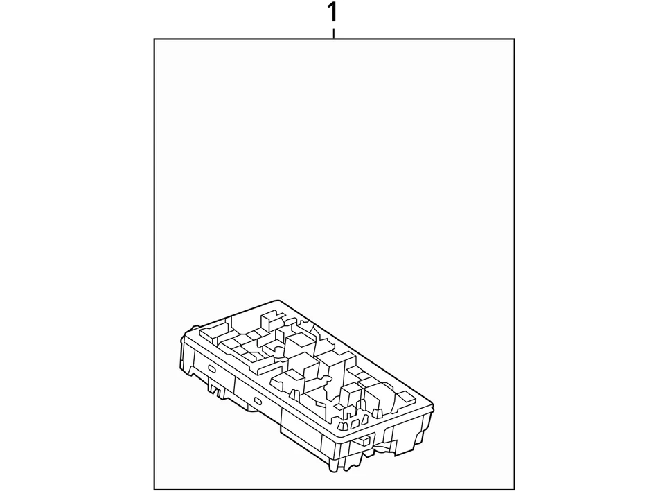2003-2007 Chevrolet Express 2500 Fusebox Fuse Box Relay Module 23126639 HU3XI - Image 4 of 4