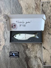 Throwback Baits Retro CT Glide Smallie Shad Chartreuse Top & Bottom NEW!