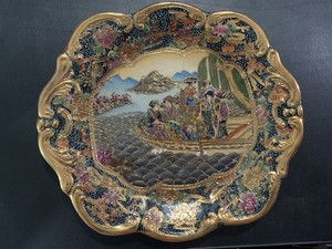 Antique Hand-Painted “Satsuma” Plate