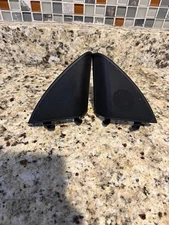 FRONT RIGHT AND LEFT DOOR CORNER TWEETER SPEAKER COVER MERCEDES W205 OEM