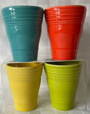 Fiesta 12oz Ceramic Tumbler Herb Planter Kitchen Utensil Holder CHOOSE COLOR