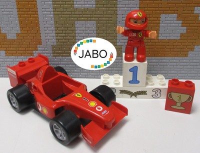 ( RB 22/5 ) LEGO Duplo Auto Ferrari F1 Race Car Rennwagen