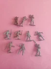 Vintage 60s Marx Alamo Figures Lot Grey Davy CROCKETT