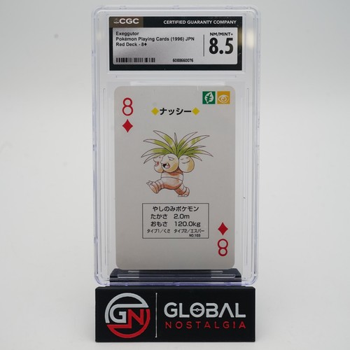 Exeggutor #103 Playing Cards Red Deck 1996 Japanese Pokemon POP 2 CGC 8.5