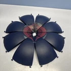 Vintage 1986 GI Joe Cobra Terror Drome Firebat Launch Silo Dome Door Set Part
