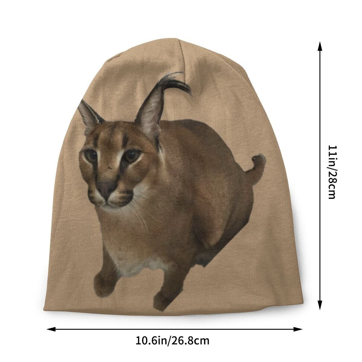 Big Floppa Caracal Cat Meme' Beanie