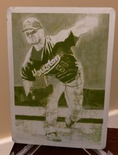 Wandy Rodriguez - 2010 Topps National Chicle Printing Press Plate - 1/1 - Astros
