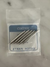  NEW Genuine Seiko 22mm C220FS Fat 2.5mm Thick Watch Band Spring Bars-Set Of 5