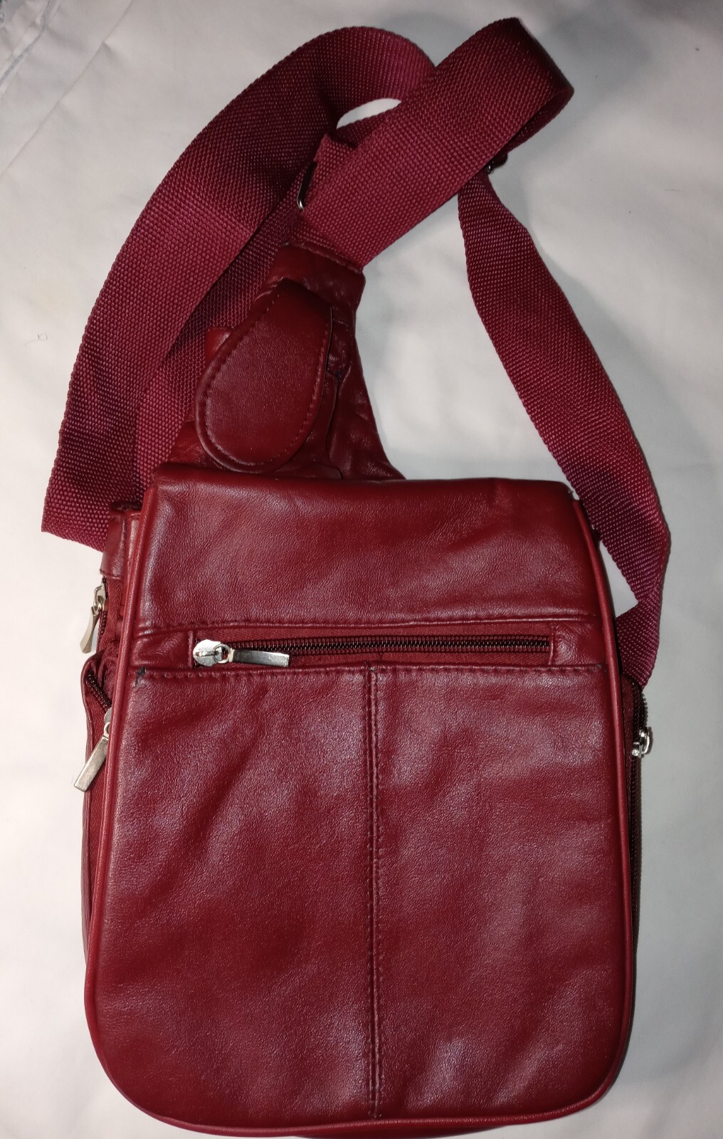 Buxton vintage 90s, Y2K Geniune Leather Travel Crossbody bag~ Pockets