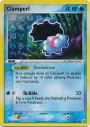 Clamperl 58/101 EX Hidden Legends Reverse Holo Common