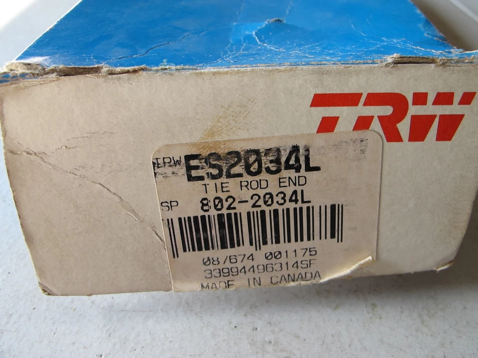 Nos TRW Steering Tie Rod End fit Buick Chevy GMC 78-95 (ES2034L) - Изображение 2 из 2