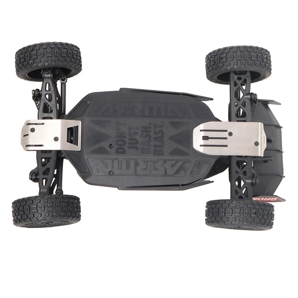 For Arrma 1/18 Typhon Grom RC Stainless Steel Front & Rear Bumper Plate Parts - Image 3 of 4