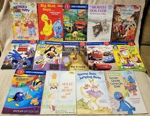 Lot Of 14 Step Into Reading Level 1 2 Readers Dc Superfriends Disney Pixar Ebay