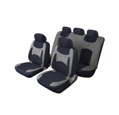 Car Seat Covers Escape Black / Grey Headrest Cover Tear Resistant Cosmos 14102A