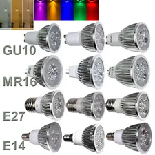 LED Spot Light Dimmable Lamp MR16 GU10 E14 E27 GU5.3 Bulbs 9W 12W 15W 110V 220V