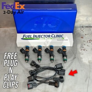 4 X 850cc Fuel Injectors For Honda/Acura K20A K24A & S2000 Turbo – Flow Matched