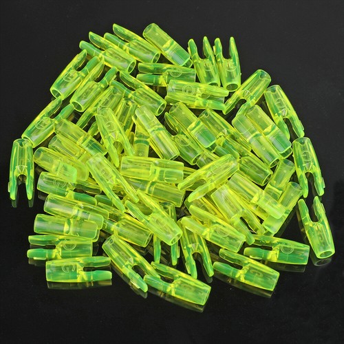 50XArchery Arrow Nock 3.2mm Pin Plastic Tails Compound Recurve Bow DIY Shooting - Picture 13 of 28