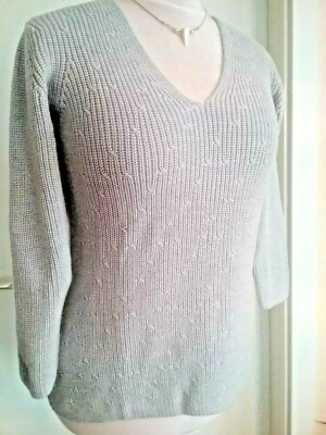 FRANCESCA DEI Pullover 100% Merinowolle Gr. 42 44 46 Made in Italy   wie neu