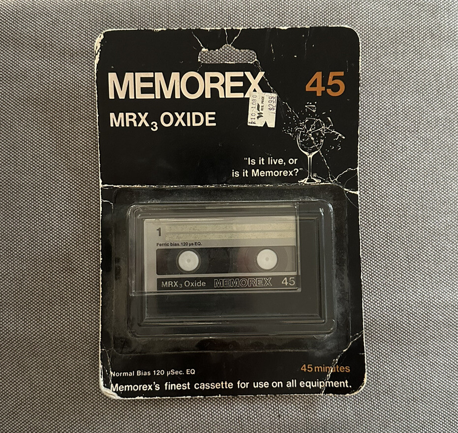 Memorex MRX3 Oxide Normal Bias 120 P Sec. EQ Cassette Tape NOS | eBay