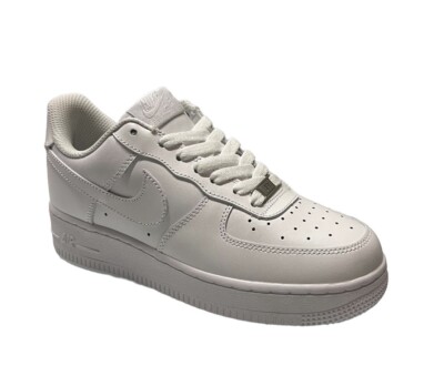 New Men's Sz 5 Women's Sz 6.5  Nike Air Force 1 '07 Low Triple White  315122-111