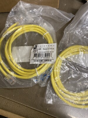 Quiktron CATEGORY 5e Patch CORD UTP 560-115-005 YELLOW 5ft ( Lot Of 3)