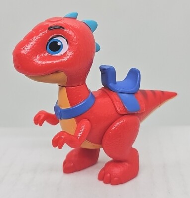 Disney Junior Dino Ranch Blitz Red Dinosaur 3'' Inch Action Figure Jazwares
