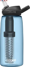 Advanced 2-Stage Filter Water Bottle Safe Drinking Anywhere 20oz / 32oz New