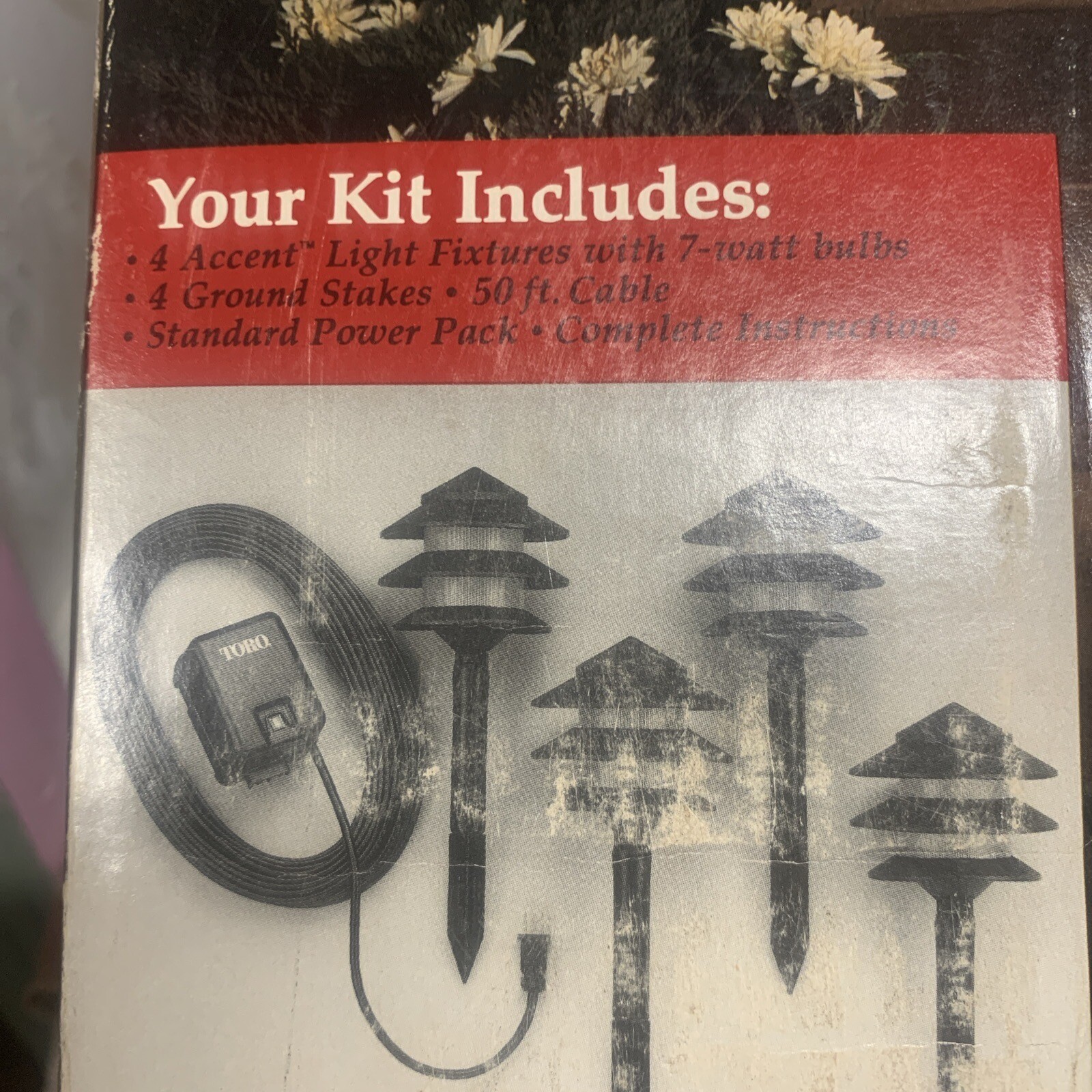 NOS 1990 Toro Outdoor Lighting Kit Automatic Light Control Landscape 4