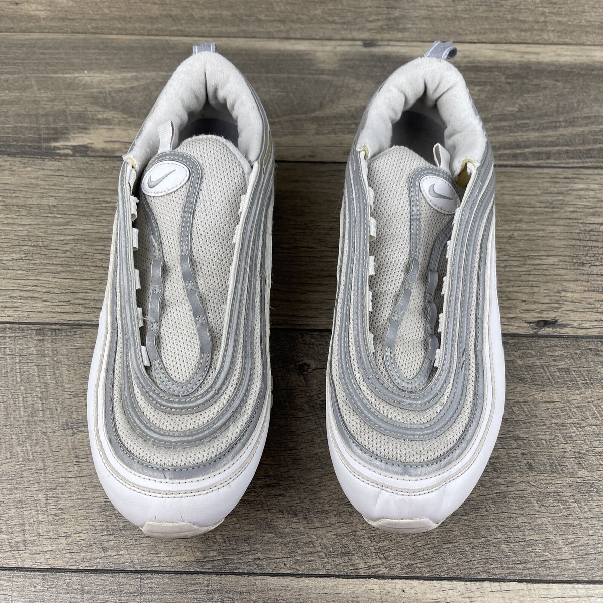 Nike Air Max 97 Size 10 white 921826-105 custom 90 infrared neon