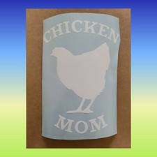 Chicken Mom Decal, Chicken Mom Sticker, Chicken Decal, Poultry Sticker