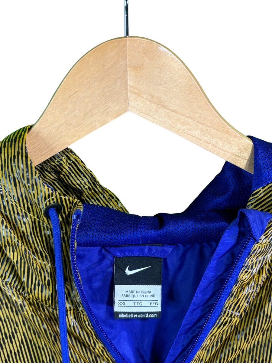 Vintage 00's Nike Kobe Bryant Blue Gold Zip Up Windbreaker