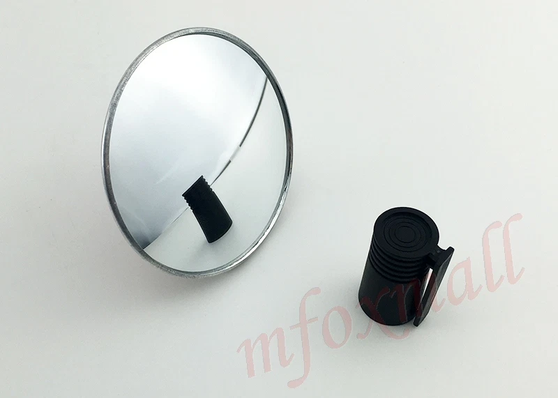 2X Vehicle Rearview Back Blind Spot Mirror Auxiliary Wide Angle Convex Accessory - Image 3 of 4