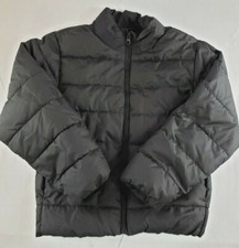 Children's Place Kids' medium size 7/8 black puffer jacket unisex