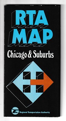 CHICAGO  - REGIONAL  TRANSPORTATION  AUTHORITY   - SYSTEM  MAP     ( MINT )