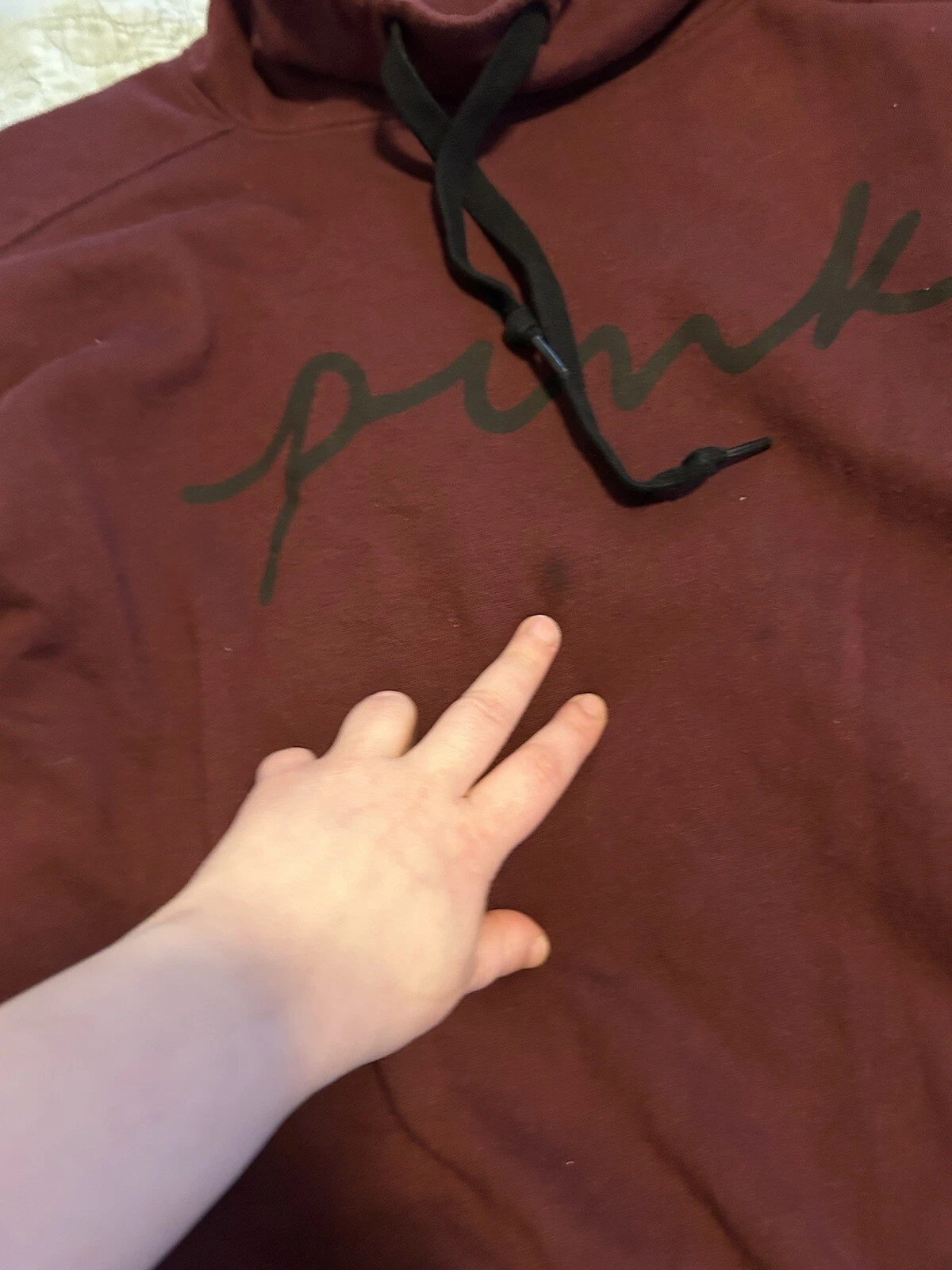 UNDERCOVER Pullover senza cappuccio marrone Victoria's Secret rosa medio