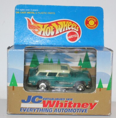 HOT WHEELS JC WHITNEY CHEVY NOMAD WAGON TURQUOISE LIMITED REAL RIDER