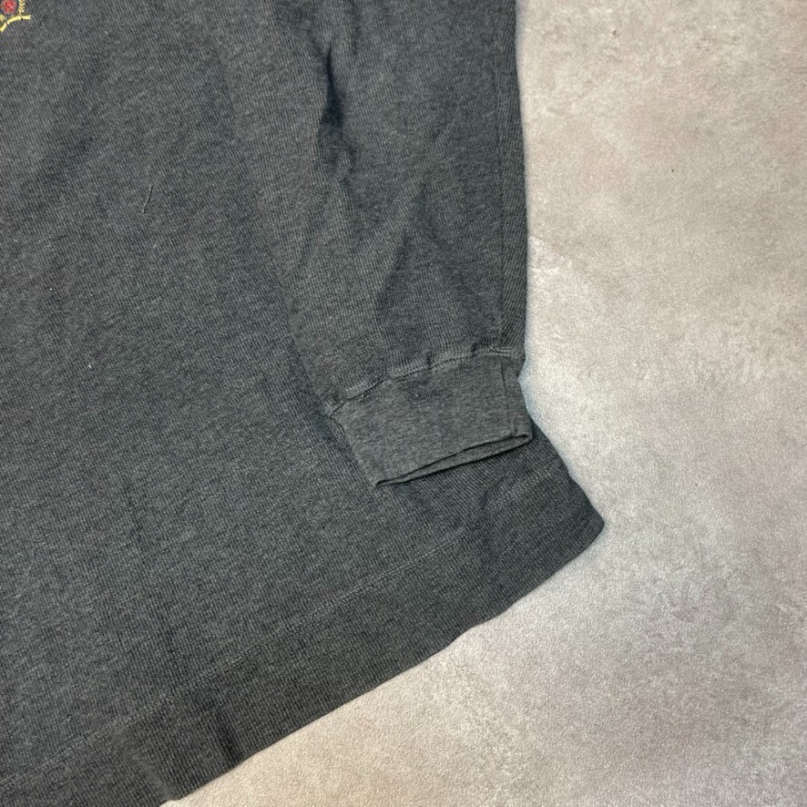 Tommy Hilfiger Jumper Mens Knit Henley Vintage Knitted Sweater, Grey Large image 5