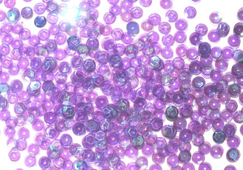 Mermaid Purple - Craft Medley 6mm Translucent Aurora Borealis Cup Sequins - Bild 4 von 12