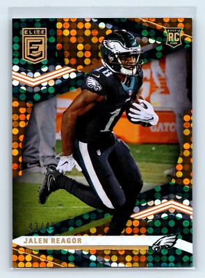 JALEN REAGOR 2020 Donruss Elite SP Rookie RC Orange Parallel /49 #221 Eagles