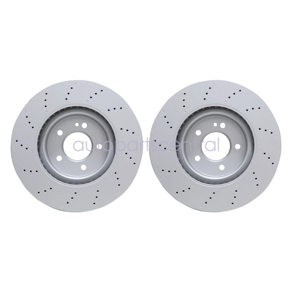 2 piezas discos de freno traseros izquierdo+derecho rotores para Mercedes Benz G63 463 AMG 2019-2023 Foto 3 de 4