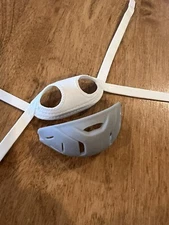 3D Printed Riddell Hardcup Chinstrap Veneer Cover MIDI Mid-Sized Helmet Upgrade