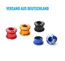 5x  ALU Kettenblattmuttern Fahrrad Kettenblat...