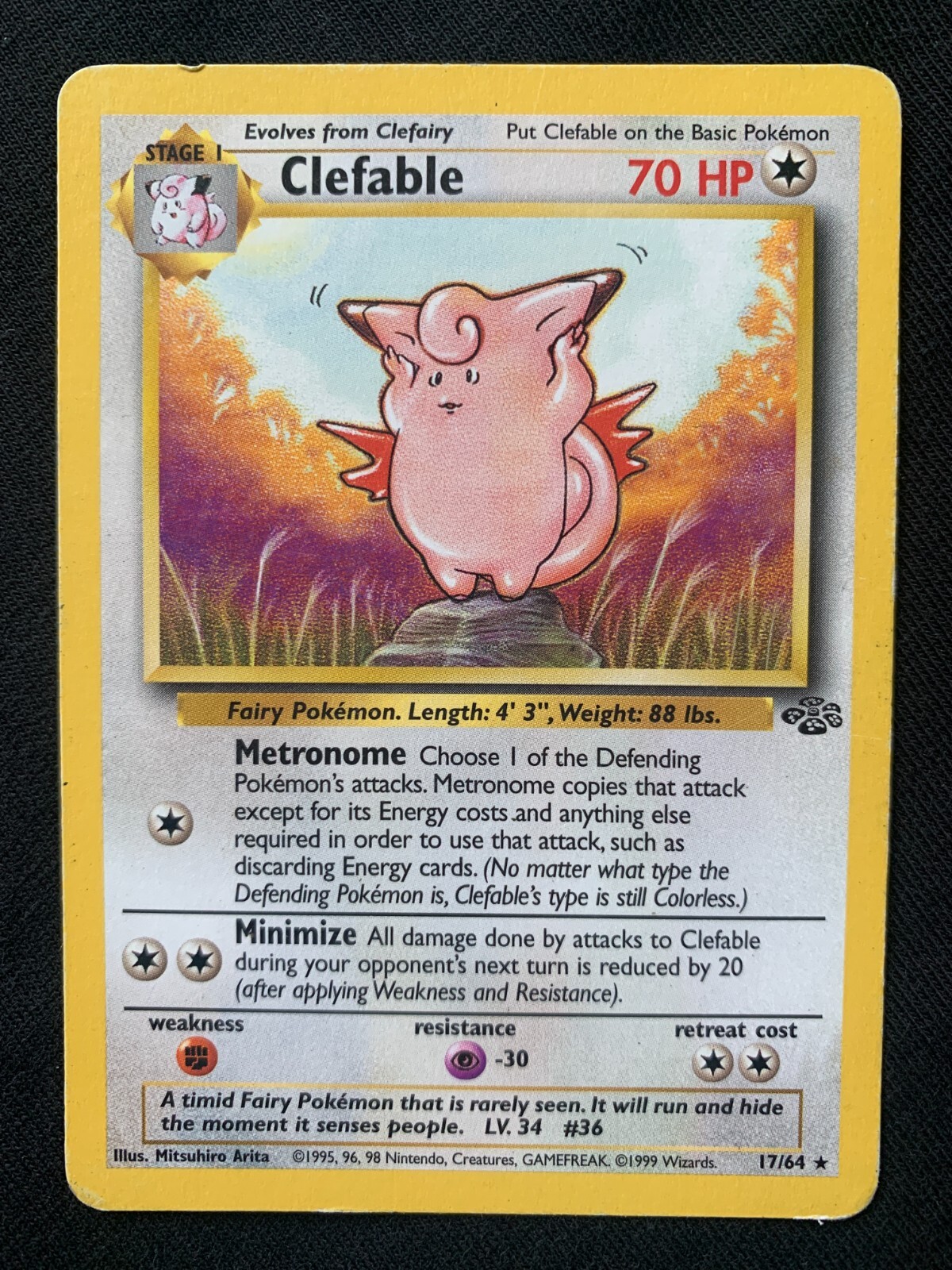 Jungle Set Pokemon Cards TCG WOTC 1999 Common Rare Choose Your