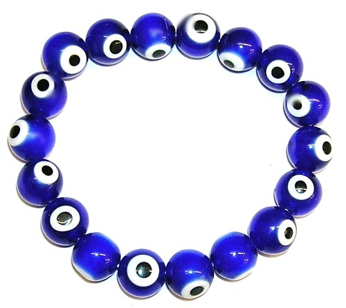 PULSERA de OJOS TURCOS Azules 10 mm Preciosa y del Mal de Ojo | eBay