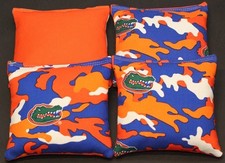 UNIVERSITY OF FLORIDA Gators Cornhole Bean Bags 4 ACA Reg UF Camo Corn Hole Bags