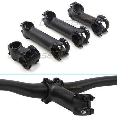 31.8x50/110/130mm Fahrrad Vorbau Lenker Rennrad MTB Lenkervorbau 0/7/17/35 Grad