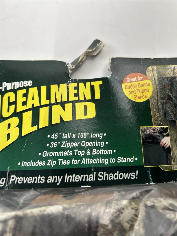 Mossy Oak BreakUp Camouflage Hunting Blind Durable Portable Concealment Gear - Image 2 of 4