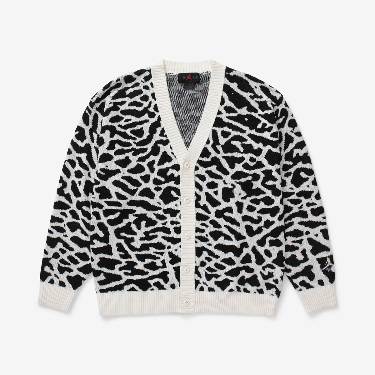 Size L Nike Men's Air Jordan Flight Heritage Cardigan Phantom