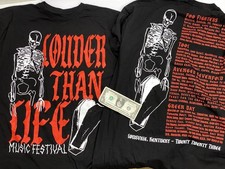 (2) Unused New! 2023 *LOWER THAN LIFE* Unsold Concert Swag T-SHIRTS X-LARGE!
